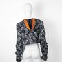 Prêt-à-porter - Jacket STELLAR PRO Grey Orange - Handcraftted - MONYER