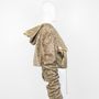 Apparel - Jacket STELLAR LEATHER Gold snake print - MONYER