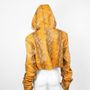 Prêt-à-porter - Jacket STELLAR LEATHER Ochre snake print - MONYER