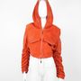 Apparel - Jacket STELLAR LEATHER Red - MONYER