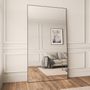 Mirrors - Extra Large Full Length Mirror With Black Frame (110x210cm) - SCANDINAVIAN GLASSFACTORY