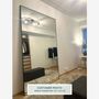 Mirrors - Extra Large Full Length Mirror With Black Frame (110x210cm) - SCANDINAVIAN GLASSFACTORY