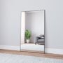 Mirrors - Large Full Length Mirror With Black Frame (80x135cm) - SCANDINAVIAN GLASSFACTORY