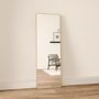 Mirrors - Full Length Mirror With Gold Frame (50x150cm) - SCANDINAVIAN GLASSFACTORY