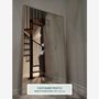 Mirrors - Large Full Length Mirror With Birch Frame (100x170cm) - SCANDINAVIAN GLASSFACTORY