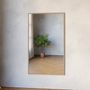 Mirrors - Large Full Length Mirror With Birch Frame (80x135cm) - SCANDINAVIAN GLASSFACTORY