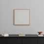 Miroirs - Petit miroir mural avec cadre en bouleau (50x50cm) - SCANDINAVIAN GLASSFACTORY