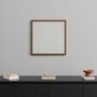 Mirrors - Small Wall Mirror With Alder Frame (50x50cm) - SCANDINAVIAN GLASSFACTORY