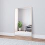 Miroirs - Grand miroir pleine longueur avec cadre en chêne (80x135cm) - SCANDINAVIAN GLASSFACTORY