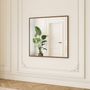 Miroirs - Miroir mural avec cadre en aulne (100x100cm) - SCANDINAVIAN GLASSFACTORY