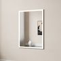 Bathroom mirrors - Full Lux Square LED Mirror (60x90cm) - SCANDINAVIAN GLASSFACTORY