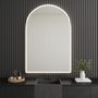 Bathroom mirrors - Full Lux Arch LED Mirror (100x150cm) - SCANDINAVIAN GLASSFACTORY