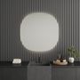Mirrors - Ellipse Shaped Mirror with Lights (100cm) - SCANDINAVIAN GLASSFACTORY