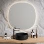 Mirrors - Ellipse Shaped Mirror with Lights (90cm) - SCANDINAVIAN GLASSFACTORY