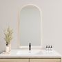 Mirrors - Half Arch Mirror With Lights (60x120cm) - SCANDINAVIAN GLASSFACTORY