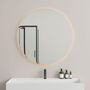 Mirrors - Round Mirror With LED-Lights (100cm) - SCANDINAVIAN GLASSFACTORY