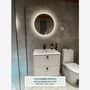 Miroirs - Miroir rond avec lumières LED (60 cm) - SCANDINAVIAN GLASSFACTORY