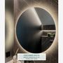 Mirrors - Round Mirror With LED-Lights (80cm) - SCANDINAVIAN GLASSFACTORY