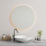 Mirrors - Round Mirror With LED-Lights (80cm) - SCANDINAVIAN GLASSFACTORY