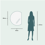 Mirrors - Special Shape Mirror With Lights (64x80cm) - SCANDINAVIAN GLASSFACTORY