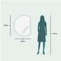 Mirrors - Special Shape Mirror With Lights (72x90cm) - SCANDINAVIAN GLASSFACTORY