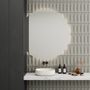 Mirrors - Special Shape Mirror With Lights (96x120cm) - SCANDINAVIAN GLASSFACTORY