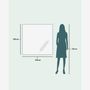 Mirrors - Basic wall mirror (100x100cm) - SCANDINAVIAN GLASSFACTORY