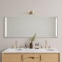 Miroirs pour salle de bain - Miroir LED, 2 bandes lumineuses (180x70cm) - SCANDINAVIAN GLASSFACTORY