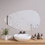 Mirrors - Drop wall mirror (70x120cm) - SCANDINAVIAN GLASSFACTORY