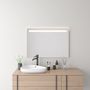 Miroirs pour salle de bain - Miroir LED, 1 bande lumineuse (100x70cm) - SCANDINAVIAN GLASSFACTORY