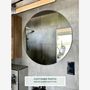 Mirrors - Round wall mirror (90cm) - SCANDINAVIAN GLASSFACTORY