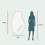 Mirrors - Sand wall mirror (75x130cm) - SCANDINAVIAN GLASSFACTORY