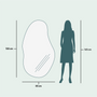Mirrors - Sand wall mirror (85x150cm) - SCANDINAVIAN GLASSFACTORY