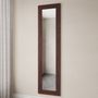 Miroirs - Miroir en bois avec cadre de 90 mm de large (50x200 cm) - SCANDINAVIAN GLASSFACTORY