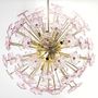 Ceiling lights - Sputnik Flowers - Murano Glass Chandelier with Hand-Blown Glass Flower - BOTTEGA VENEZIANA