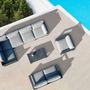 Lawn sofas   - SKY corner module - COUTURE JARDIN