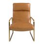 Armchairs - Camel leather armchair - ANGEL CERDÁ