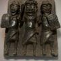 Sculptures, statuettes et miniatures - Plaque de palais en bronze - QUINTESSENCE AFRICAINE