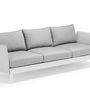 Lawn sofas - WELCOME 3-seater sofa/daybed function adjustable lounge chair - COUTURE JARDIN