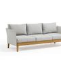 Lawn sofas - WELCOME 3-seater sofa/daybed function adjustable lounge chair - COUTURE JARDIN