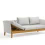 Lawn sofas - WELCOME 3-seater sofa/daybed function adjustable lounge chair - COUTURE JARDIN