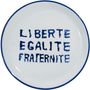 Everyday plates - ASSIETTE REPUBLIQUE 27CM - PORCELAINE DU LOT VIREBENT