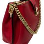 Leather goods - Sac en cuir rouge avec chaîne - L'OFFICIEL SRL