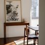 Console table - The modern and minimalist FRONT sideboard - Walnut wood - MOR