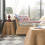 Other tables - Cordona scalloped rattan side table - MAHE HOMEWARE