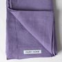 Linge de table textile - Nappe violette en lin 140 x 180 cm - OURY HOME