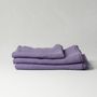 Table linen - Violet Linen Tablecloth 140 x 180 cm - OURY HOME