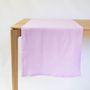 Linge de table textile - Chemin de table rose - OURY HOME