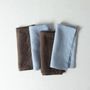 Linge de table textile - Serviettes bleues (lot de 2) - OURY HOME