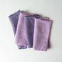 Linge de table textile - Serviettes violettes (lot de 2) - OURY HOME